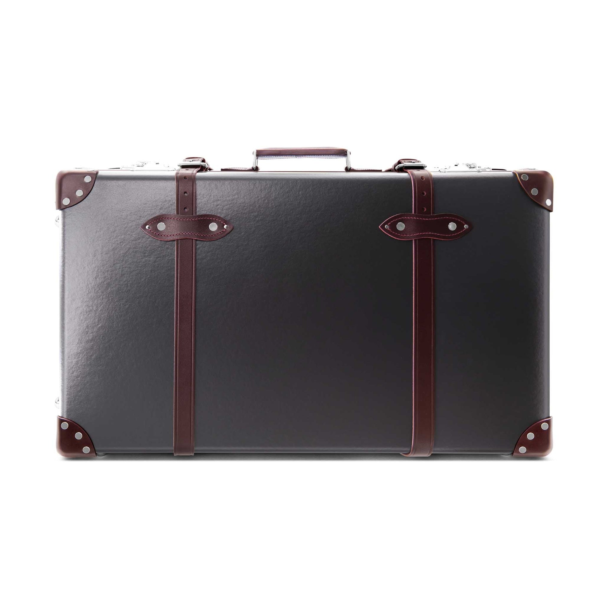 Grand bagage de soute Centenary 2 roues - Marron & Bordeaux & Chrome