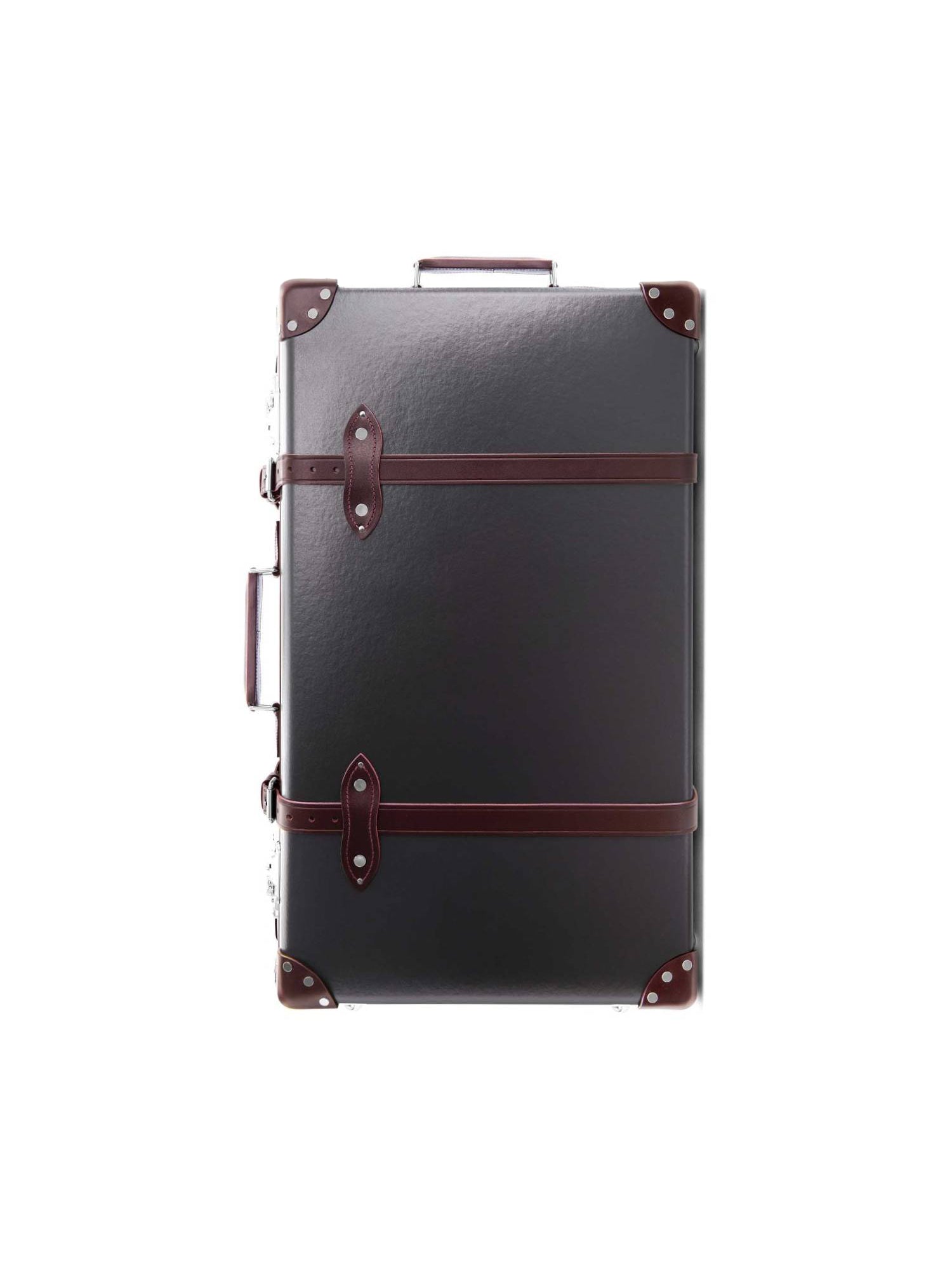 Grande valise soute Centenary 2 roues - Marron & Bordeaux & Chrome
