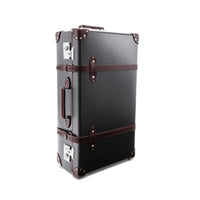 Grand bagage de soute Centenary 2 roues - Marron & Bordeaux & Chrome
