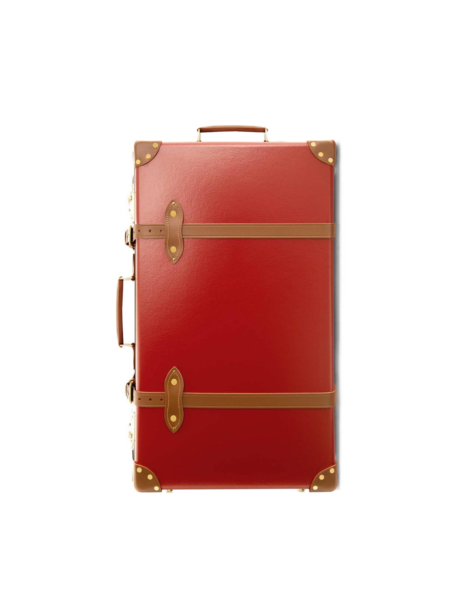 Grande valise soute Centenary 2 roues - Rouge & Caramel & Or