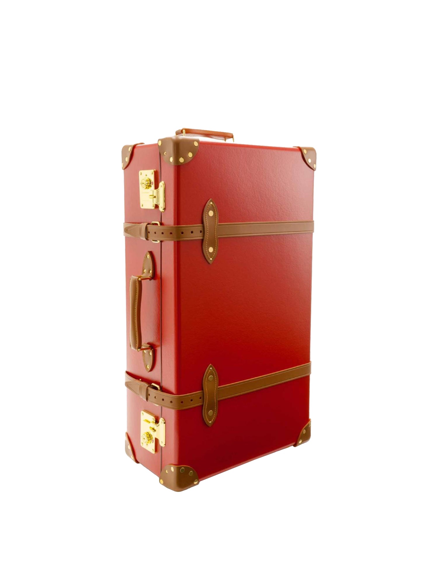 Grande valise soute Centenary 2 roues - Rouge & Caramel & Or