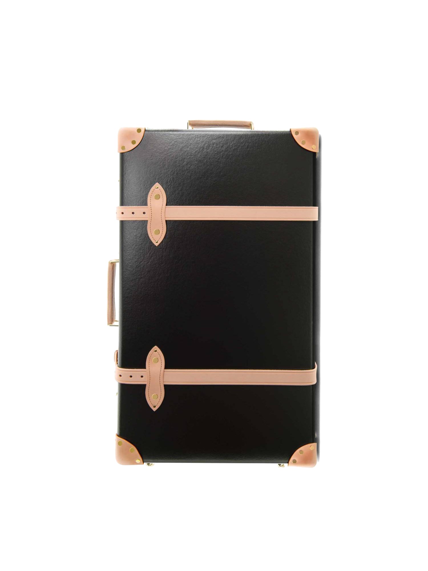 Grande valise soute Safari 2 roues - Marron & Naturel & Or