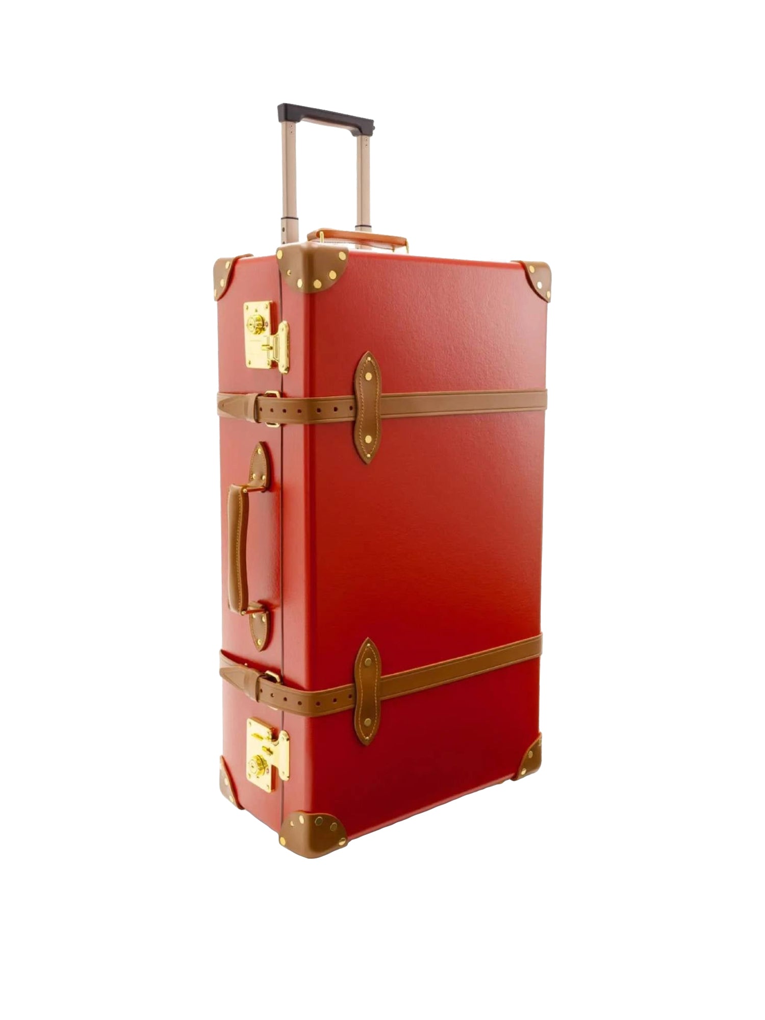 Grande valise soute Centenary 2 roues - Rouge & Caramel & Or