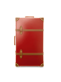 Grande valise soute Centenary 2 roues - Rouge & Caramel & Or