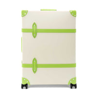 Grand bagage de soute Centenary 4 roues - Ivoire & Vert perroquet & Chrome