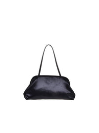 Sac à épaule en velours brillant - Black