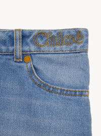 Bleach Denim SKIRT - Bleach Denim