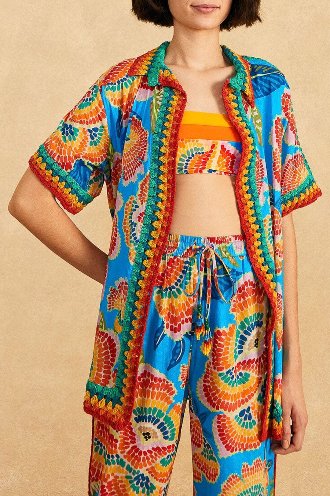 Chemise Dewdrop Spectrum en coton - Bleu