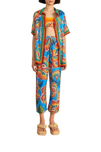 Chemise Dewdrop Spectrum en coton - Bleu
