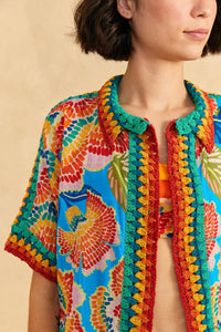 Chemise Dewdrop Spectrum en coton - Bleu