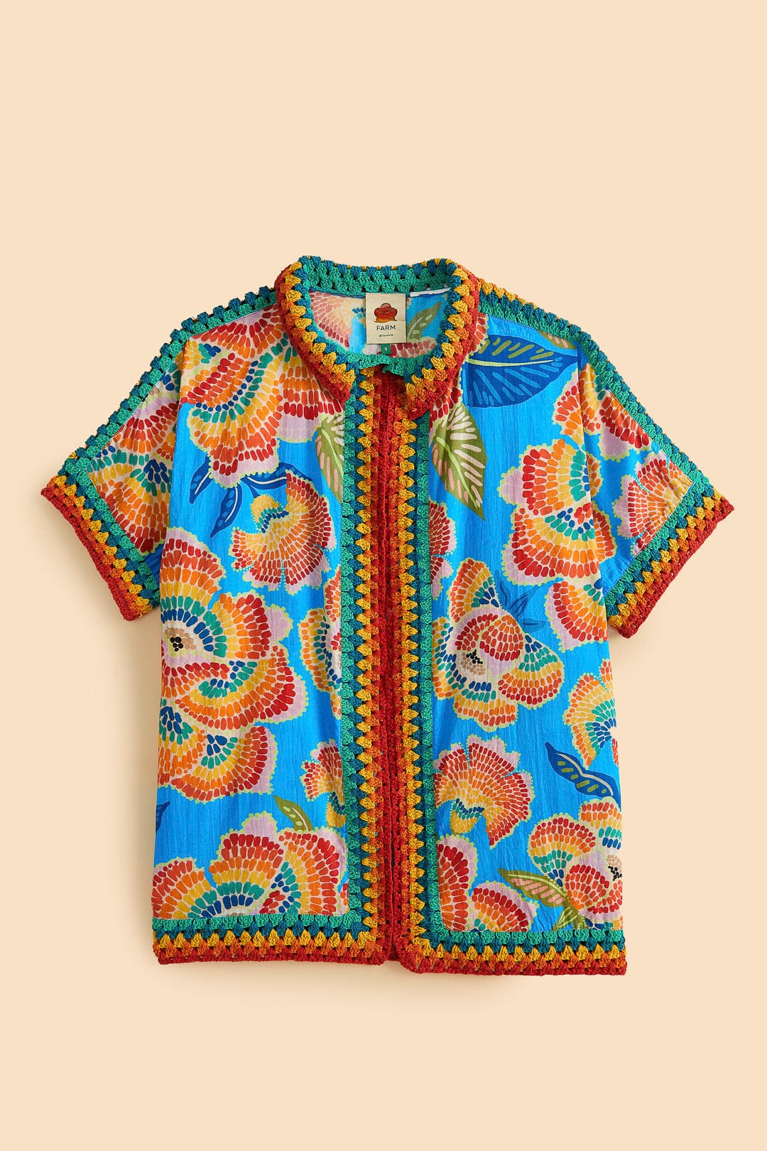 Chemise Dewdrop Spectrum en coton - Bleu