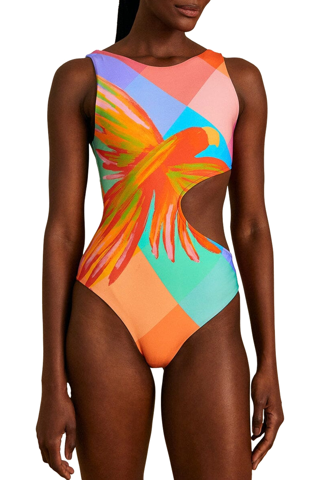 Maillot de bain une pièce Birds - Multicolore
