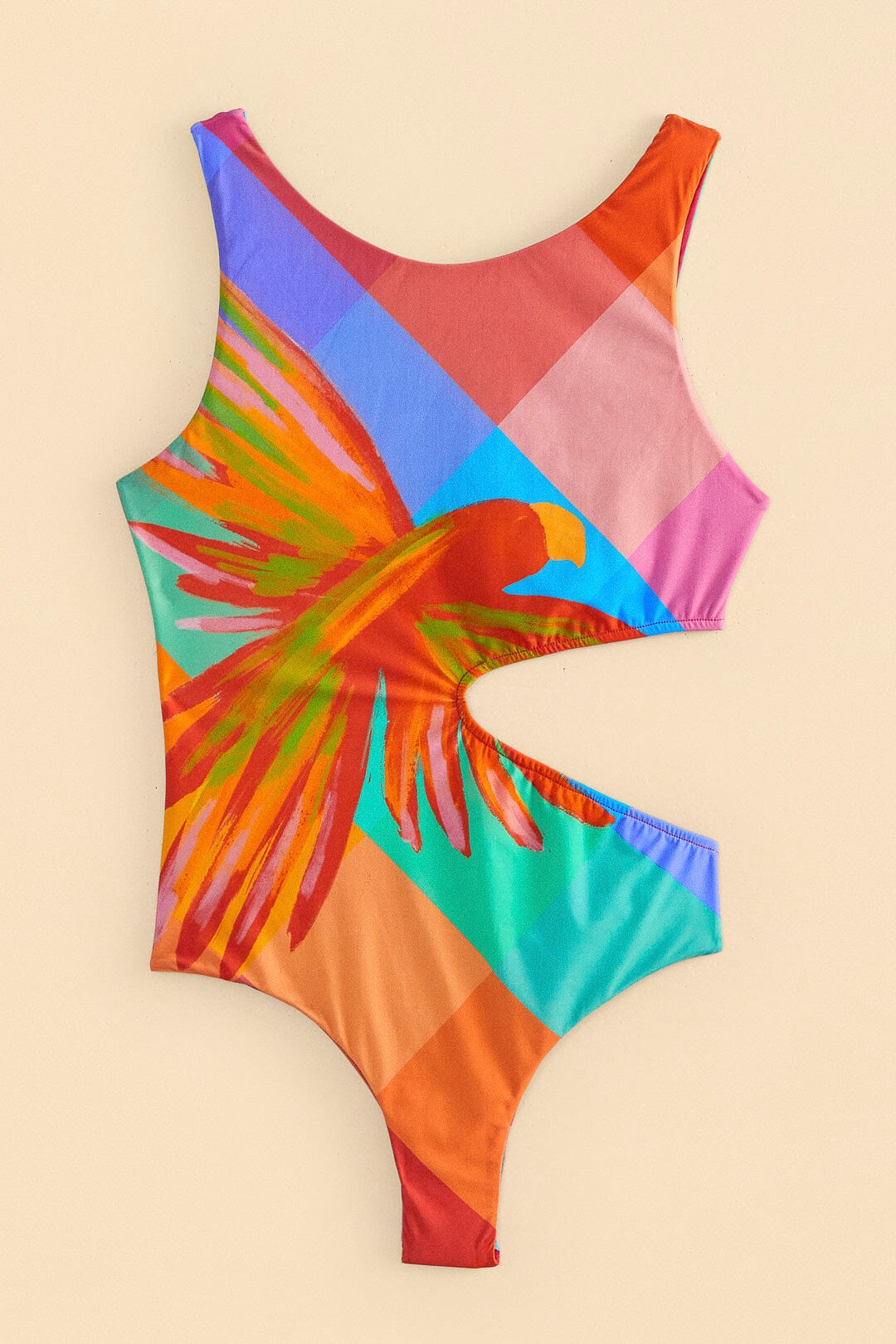 Maillot de bain une pièce Birds - Multicolore