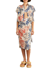 Jupe Lobster en coton - Bleu