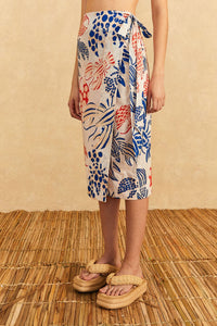 Jupe Lobster en coton - Bleu