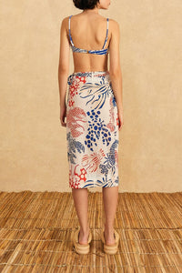 Jupe Lobster en coton - Bleu