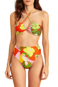 BADVIEW_NEW_Neon Floral Red Maillots de bain - Neon Floral Red
