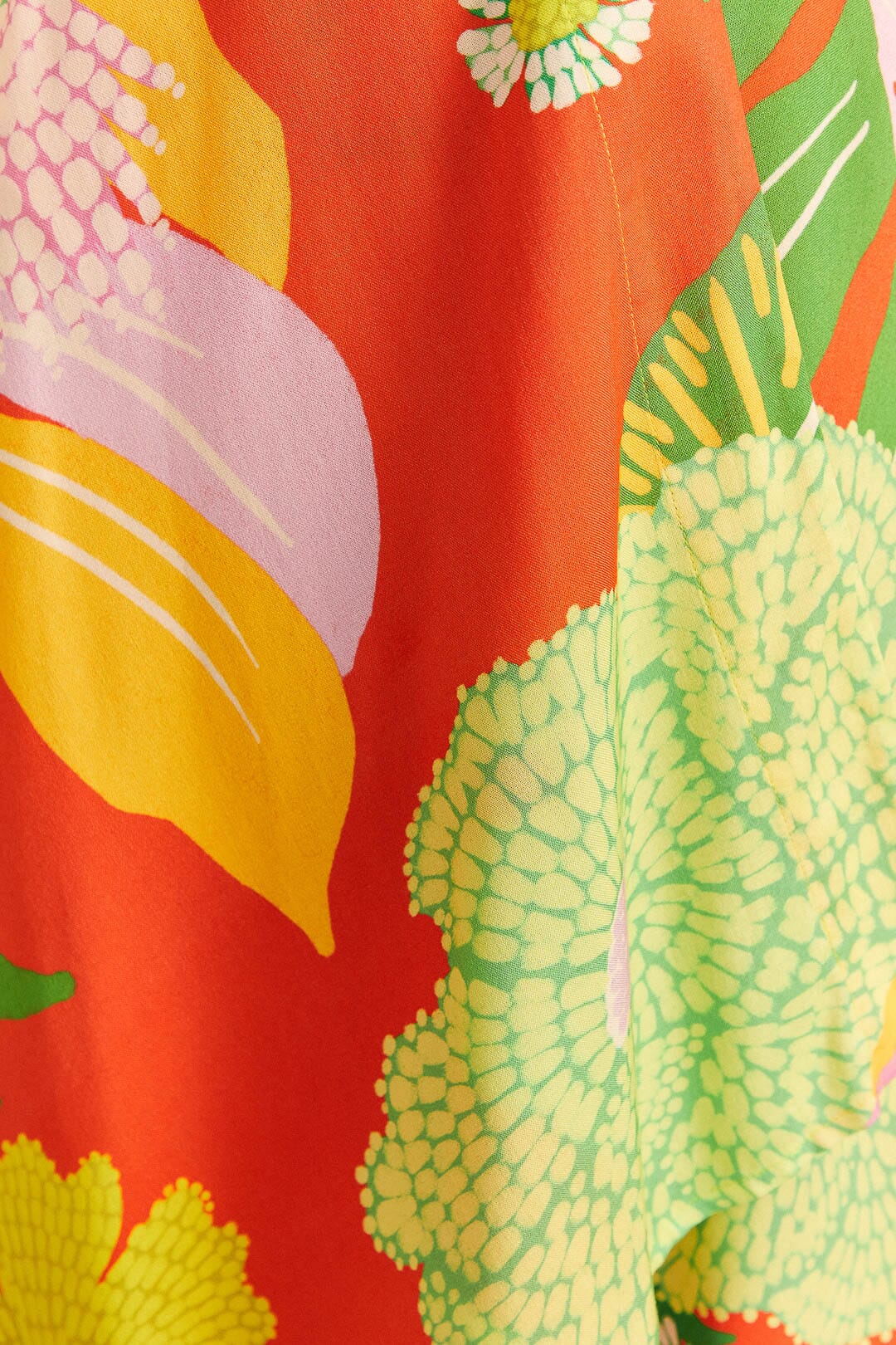MEDIA OFF LINE_Kimono Neon Floral - Rouge
