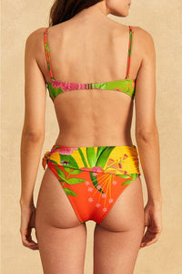 Haut de bikini Jardin romantique - Multicolore