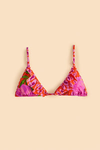 MEDIA OFF LINE_Haut de bikini réversible Romantic Garden x Pop - Multicolore