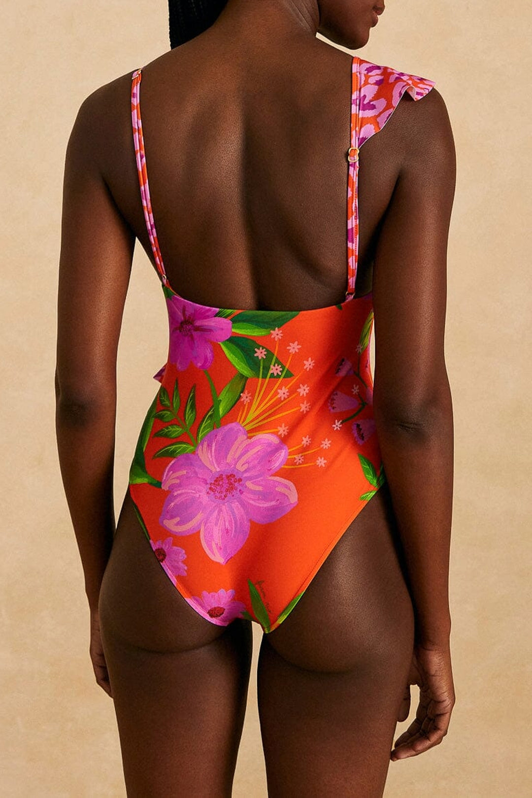 MEDIA OFF LINE_Maillot de bain une pièce Jardin romantique - Multicolore