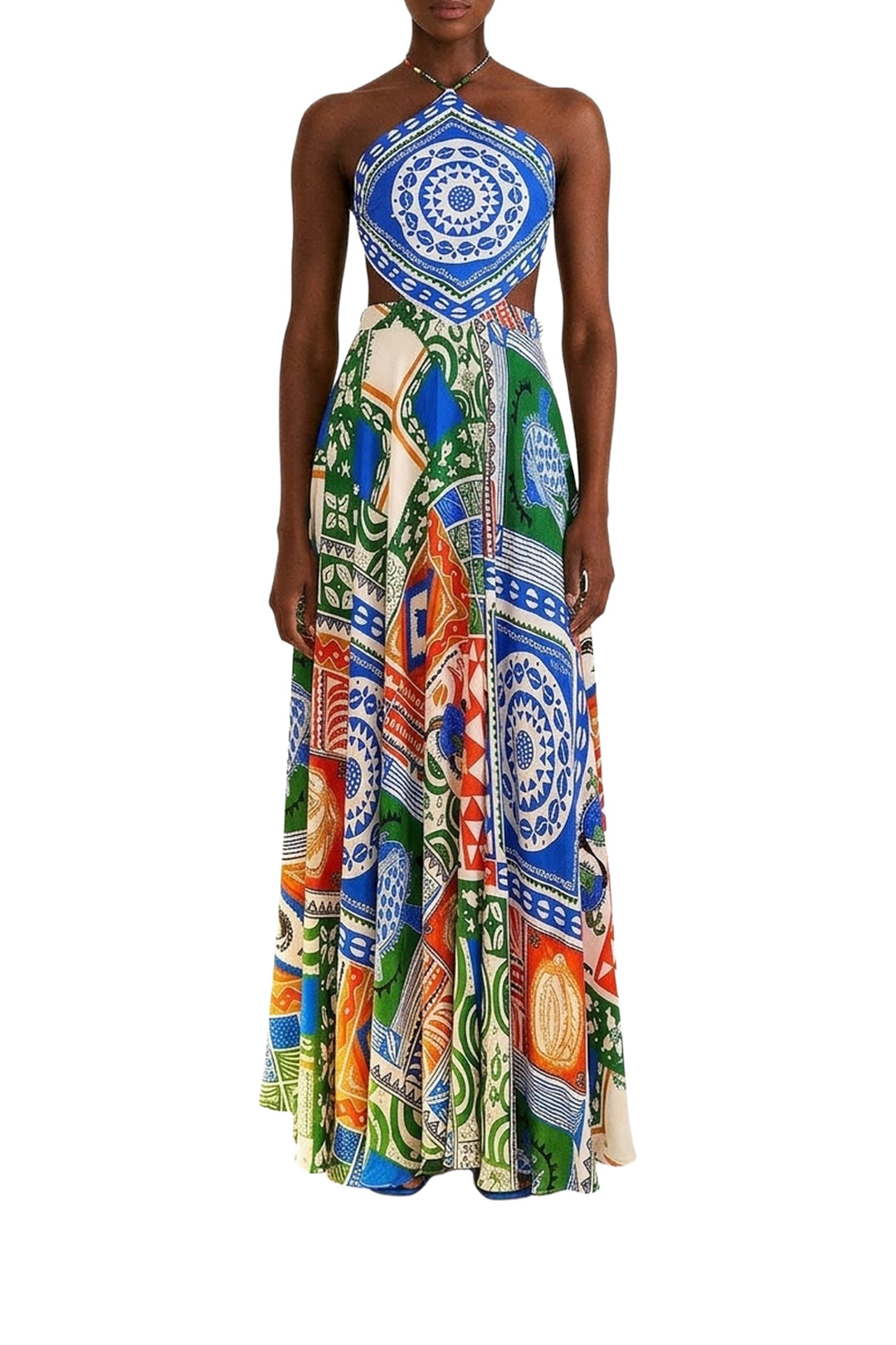 Robe longue Pitta Colors - Multicolore