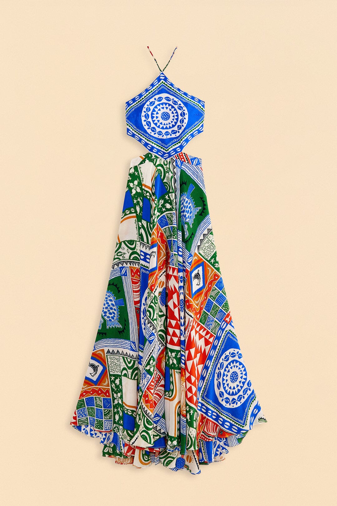 Robe longue Pitta Colors - Multicolore