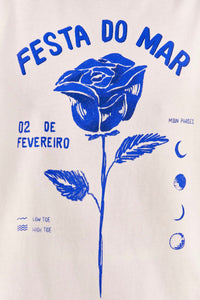 T-shirt Festa Do Mar en coton - Blanc