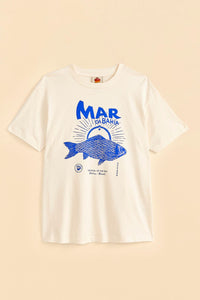 T-shirt Mar da Bahia en coton - Blanc