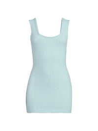 Knit Dress Mini - Ice Blue