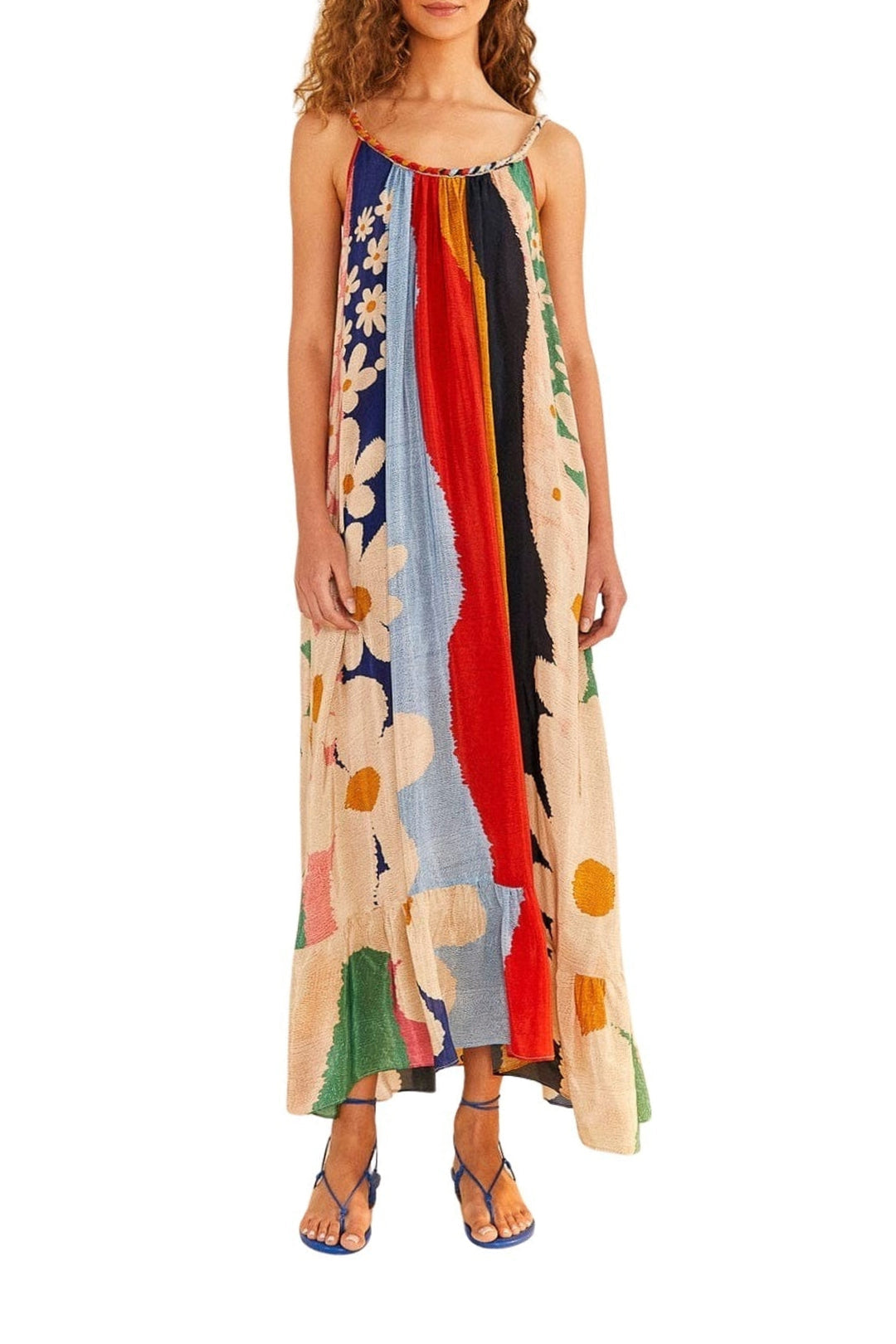 MEDIA OFF LINE_Robe longue Super Fun Daisy - Multicolore
