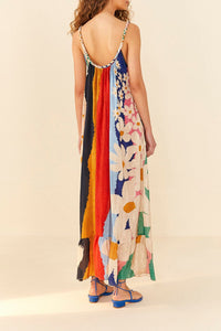 MEDIA OFF LINE_Robe longue Super Fun Daisy - Multicolore