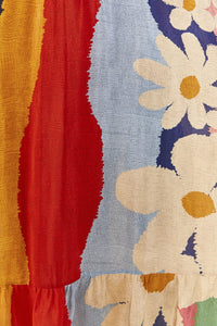 MEDIA OFF LINE_Robe longue Super Fun Daisy - Multicolore