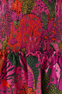 MEDIA OFF LINE_Robe courte Cool Leopards - Rose