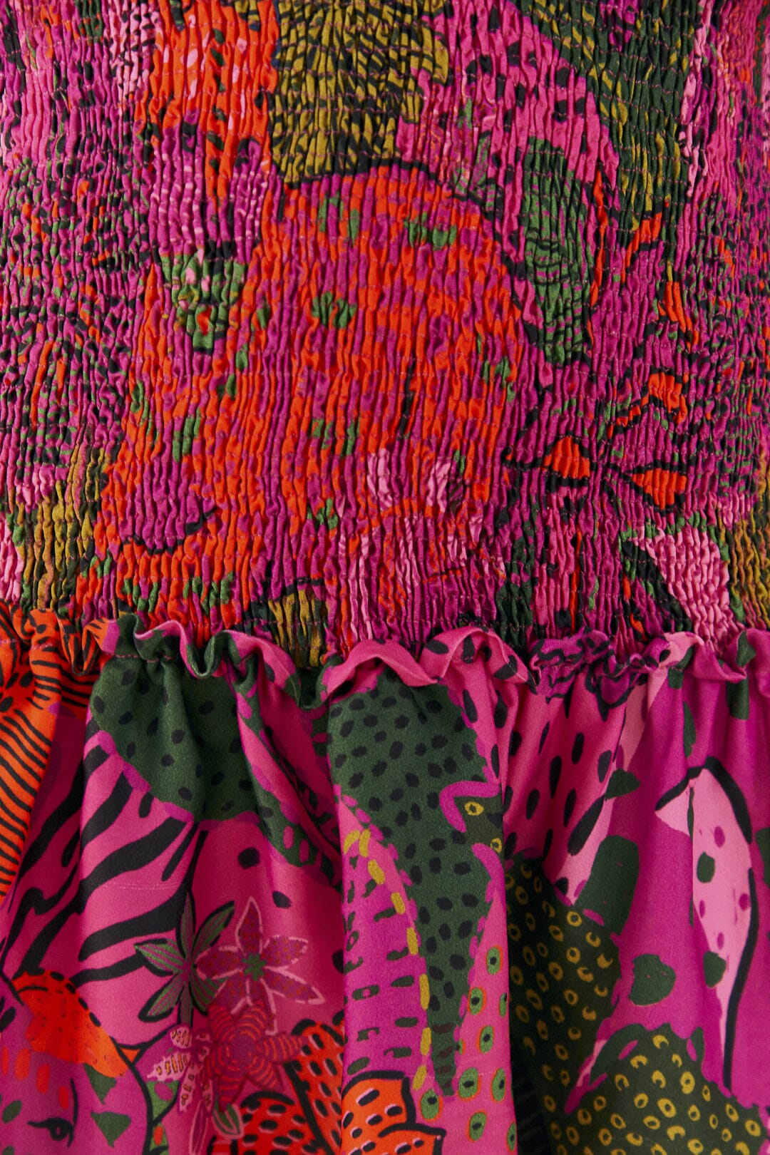 MEDIA OFF LINE_Robe courte Cool Leopards - Rose