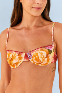 Haut de bikini Lia - Jaune