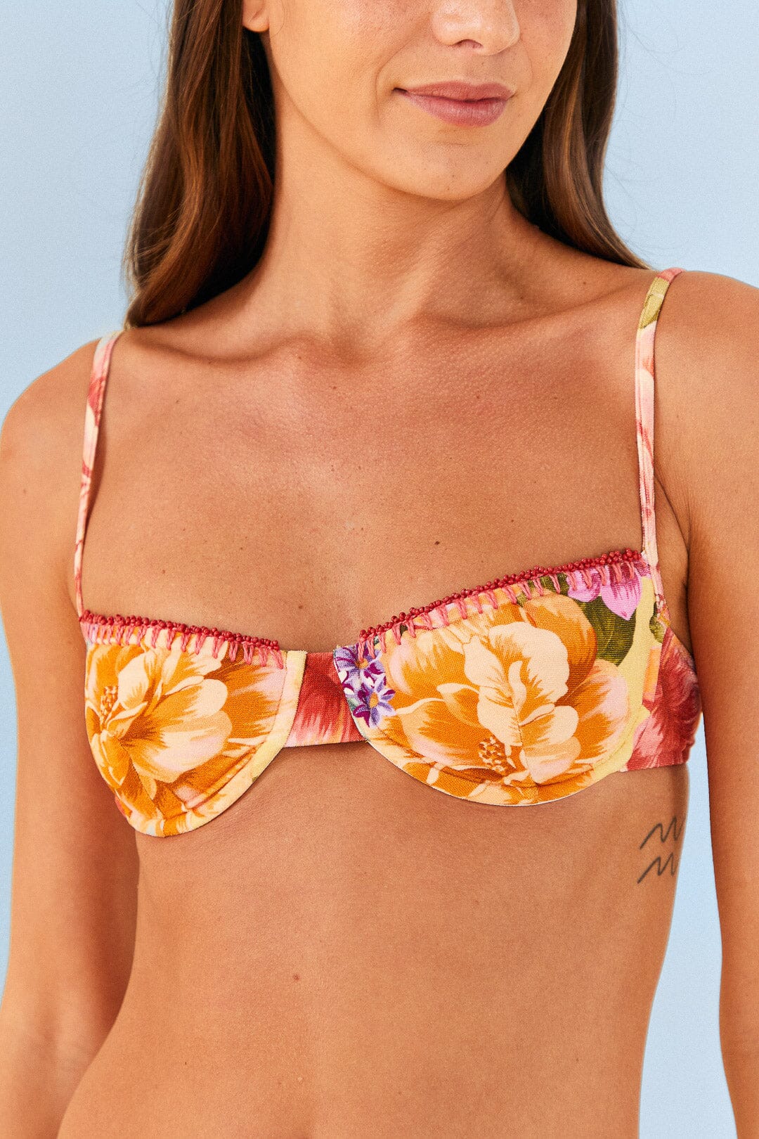 Haut de bikini Lia - Jaune