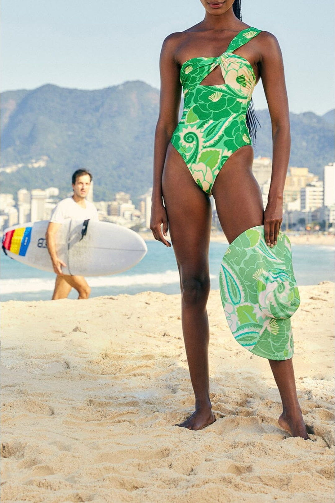 Maillot de bain une pièce Tropical Groove - Vert