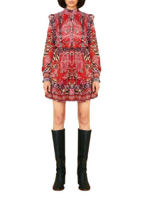 Mixed Floral Robe courte - Mixed Floral