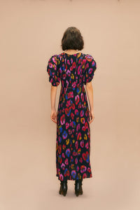 NEW_Leopard Black Robes midi - Leopard Black