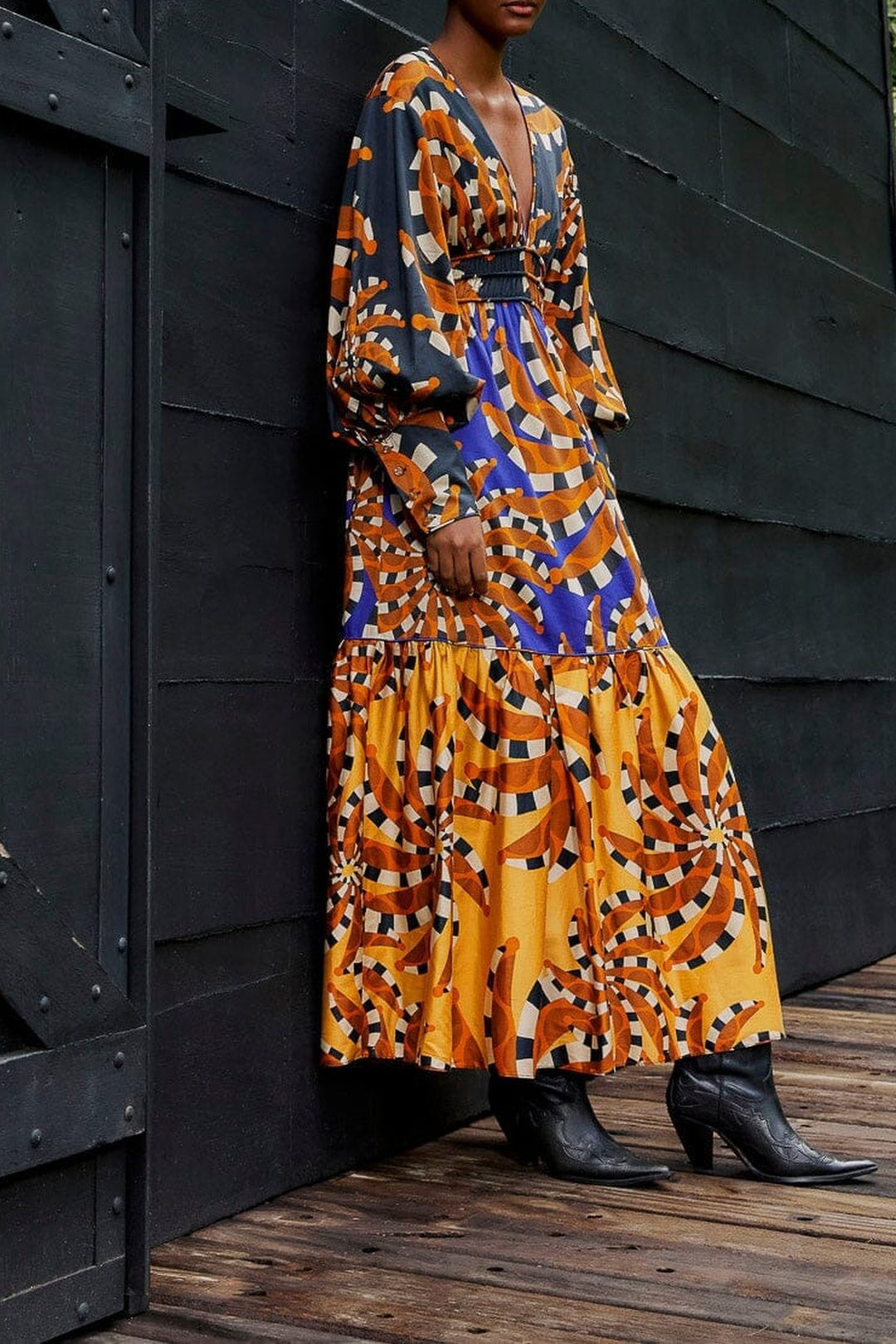 Robe longue Bananada - Multicolore