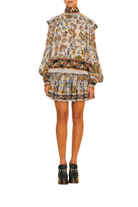 Blouse Bee Hive à manches longues - Multicolore