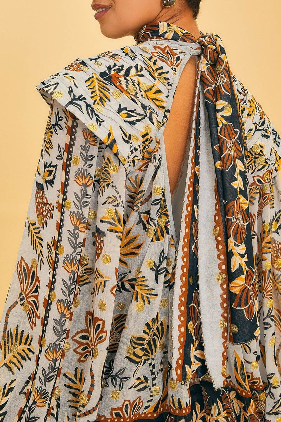 Blouse Bee Hive à manches longues - Multicolore