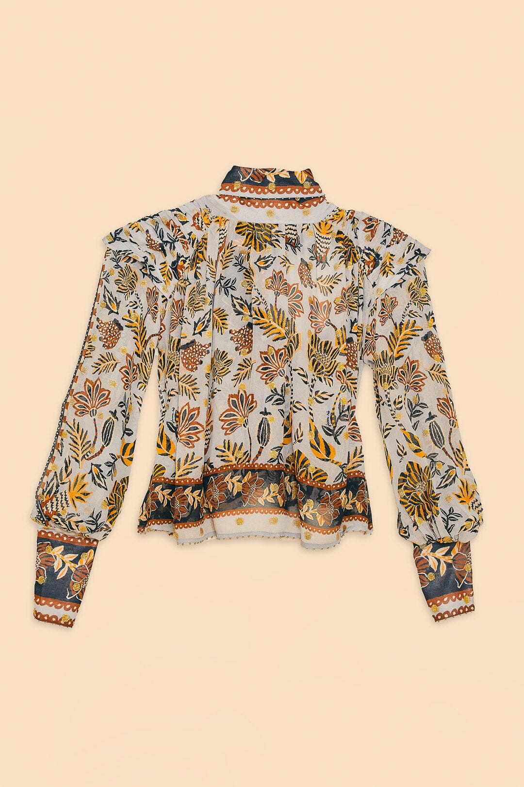 Blouse Bee Hive à manches longues - Multicolore