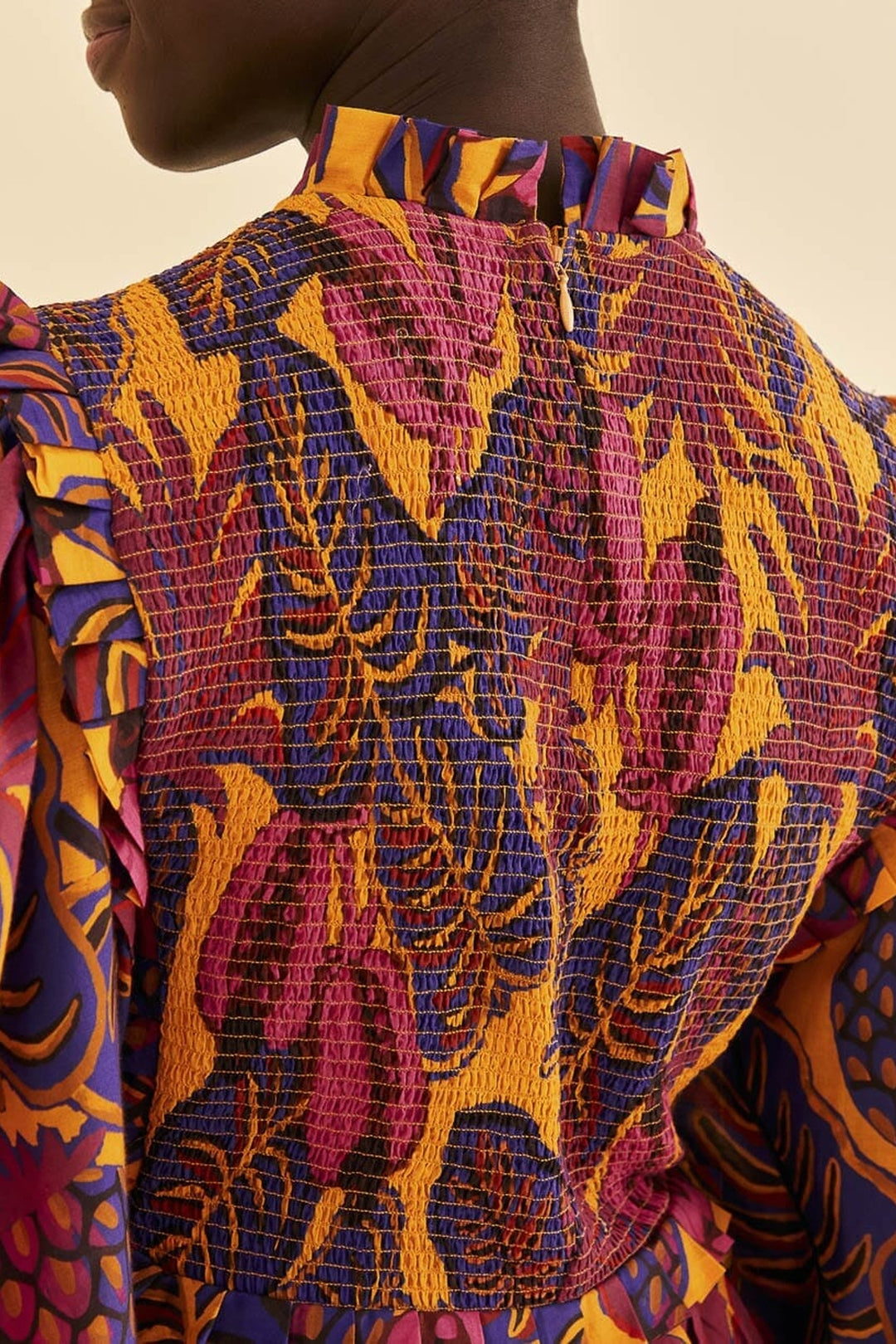 Blouse à manches longues - Jaune