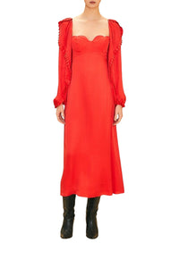 Red Robe midi - Red