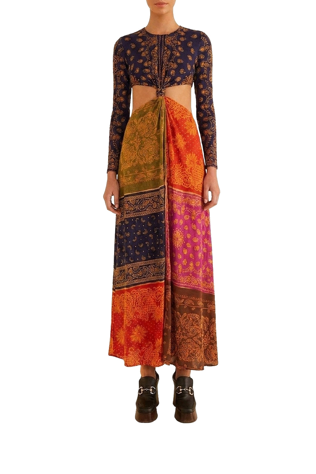 Robe longue Bandana Dream - Rouge