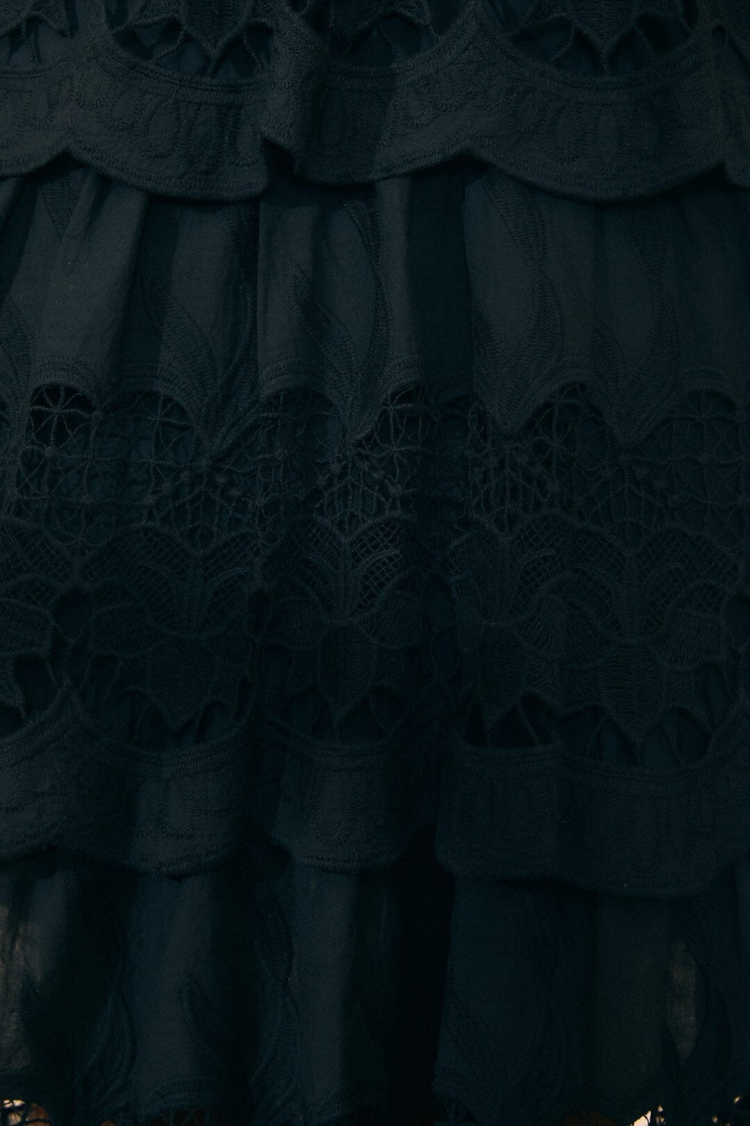 Robe midi Richilieu - Noir