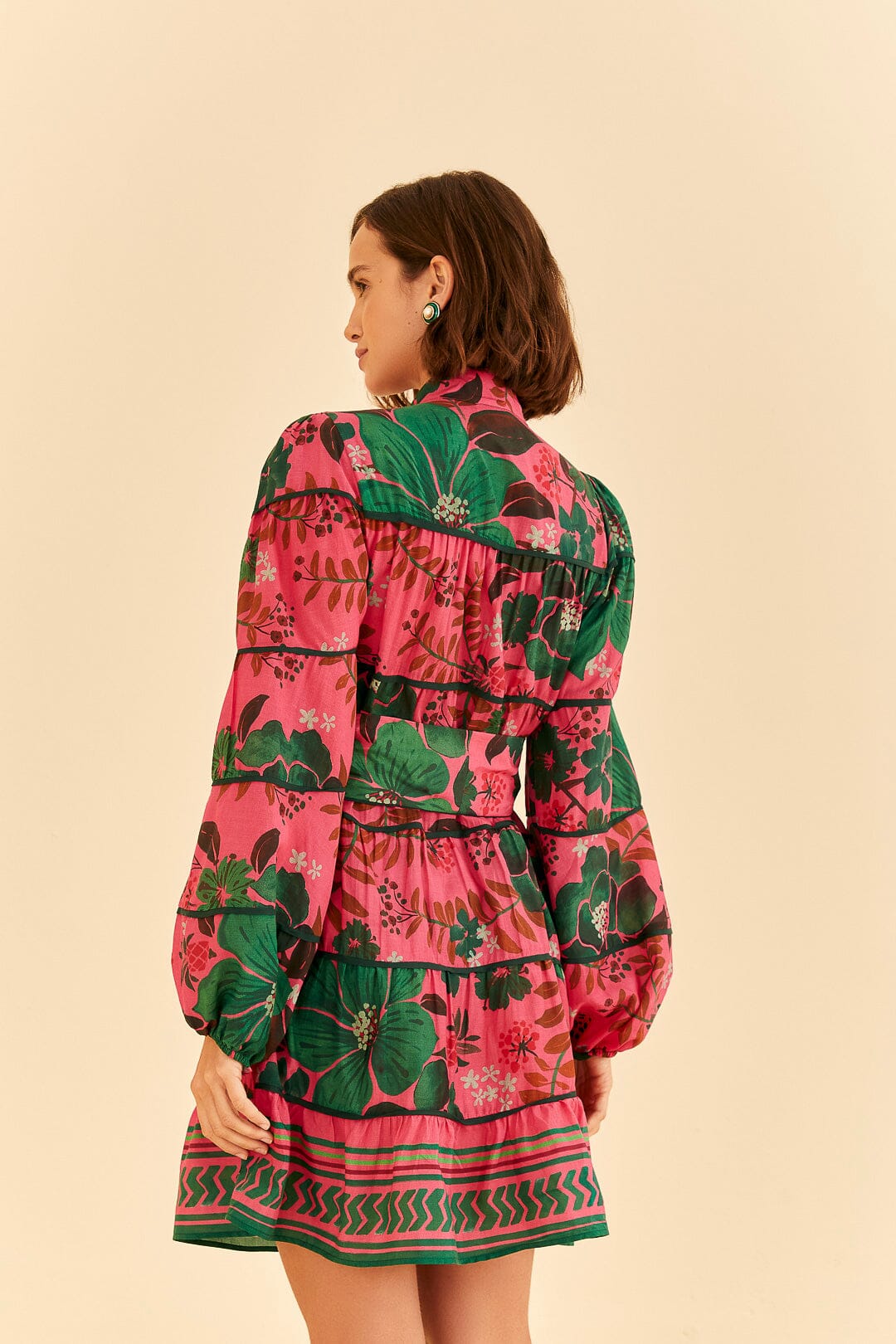 NEW_Floral Yard Blush Robes courtes - Floral Yard Blush