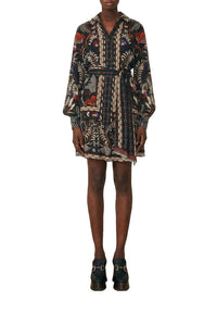 Robe courte Classic Garden - Noir